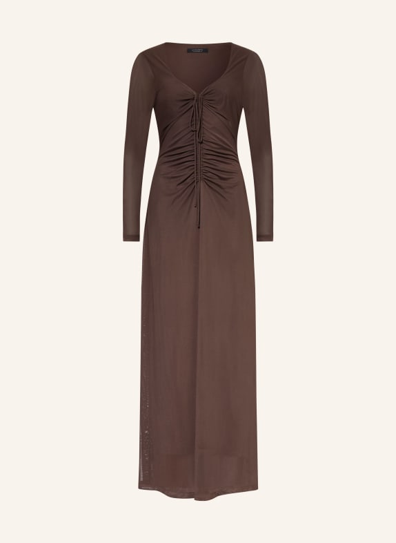 ALLSAINTS Mesh-Kleid GABBY DUNKELBRAUN