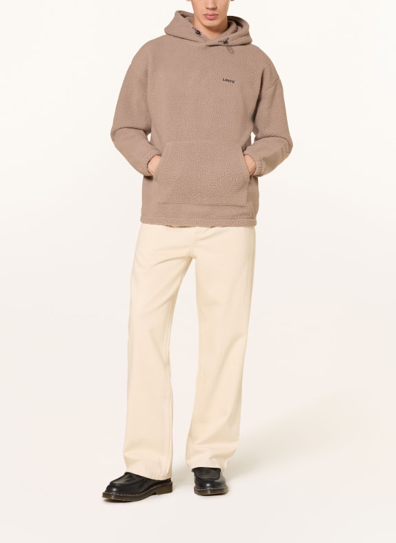 Levi's® Fleece-Hoodie TAUPE