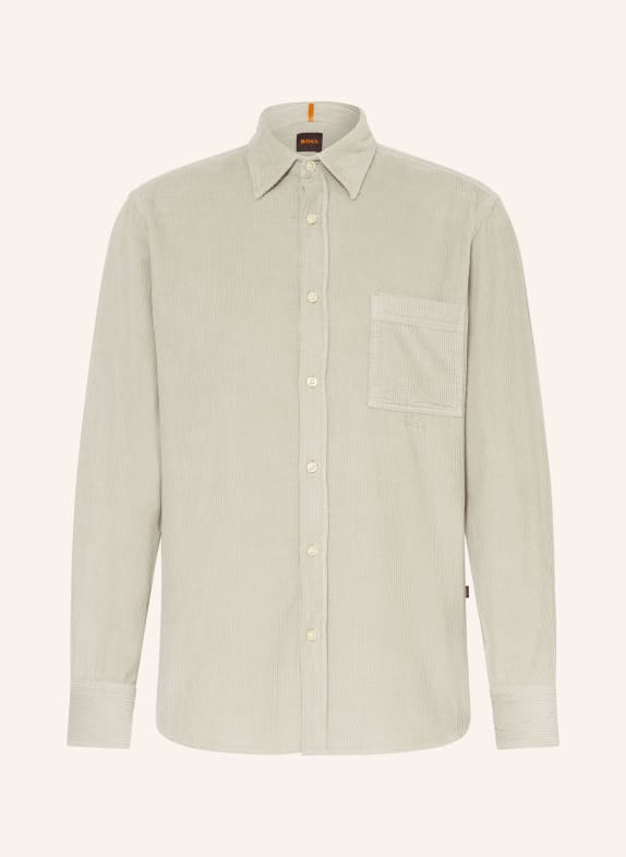 BOSS Cordhemd RELEGANT Regular Fit MINT