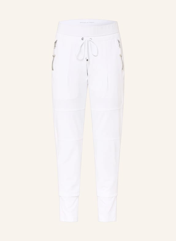 RAFFAELLO ROSSI Kalhoty CANDY v joggingovém stylu BÍLÁ