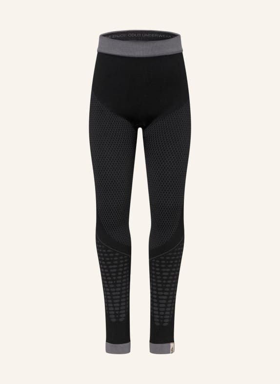odlo Funktionswäsche-Hose EVOLUTION WARM SCHWARZ/ GRAPHIT