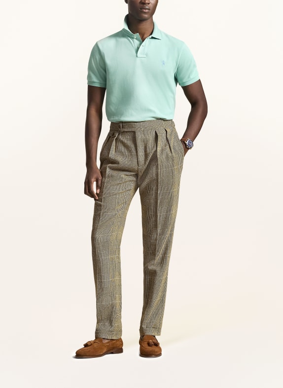 POLO RALPH LAUREN Piqué poloshirt Custom Slim Fit LICHTGROEN / LICHTBLAUW