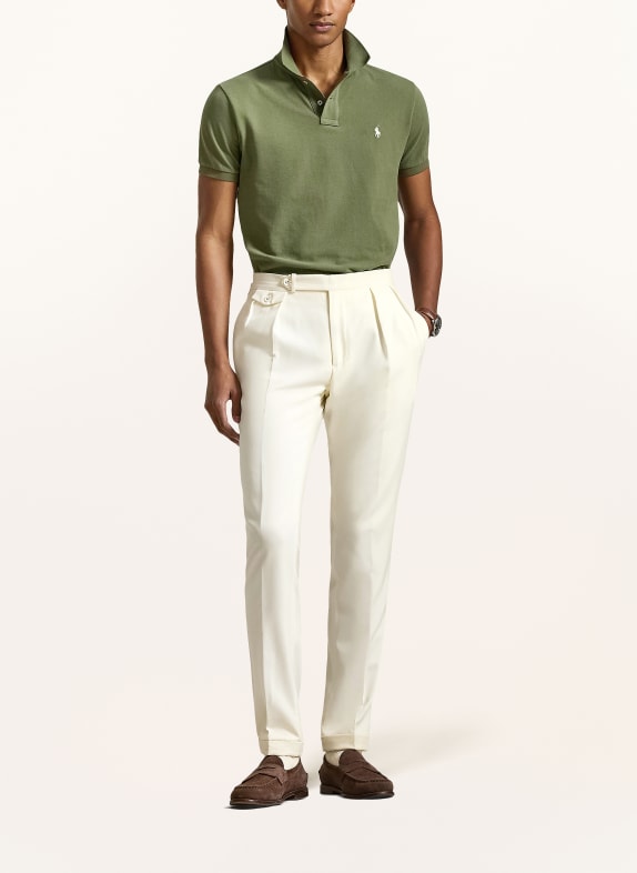 POLO RALPH LAUREN Piqué poloshirt Custom Slim Fit KAKI / CRÈME