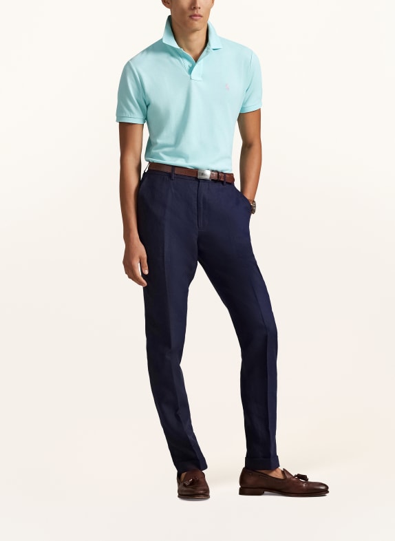 POLO RALPH LAUREN Piqué poloshirt Custom Slim Fit TURQUOISE / ROZE