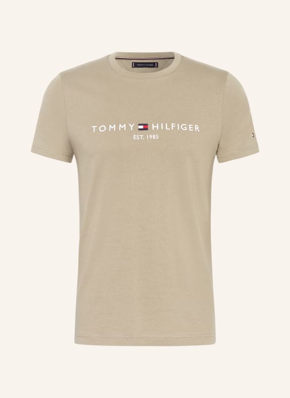 TOMMY HILFIGER Tričko OLIVOVÁ
