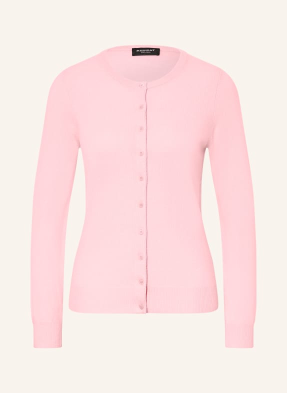 REPEAT Strickjacke aus Cashmere ROSA