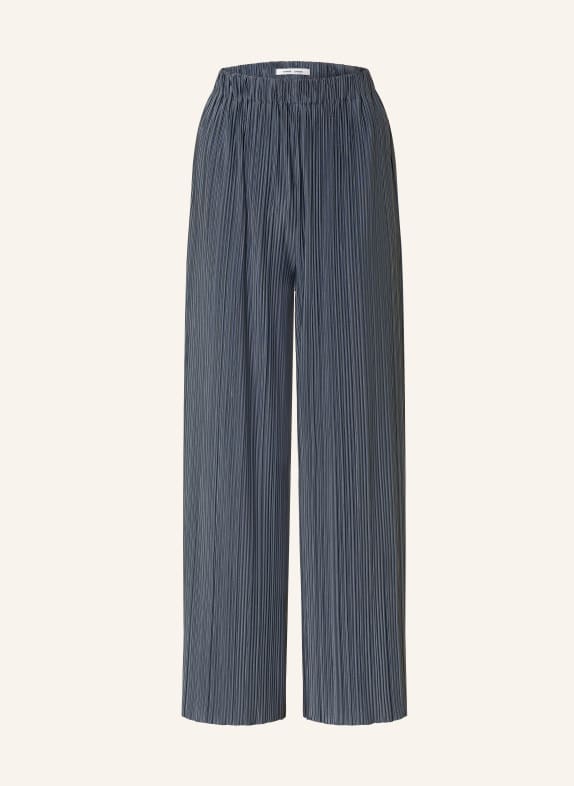 SAMSØE  SAMSØE Pleated trousers UMA DARK BLUE