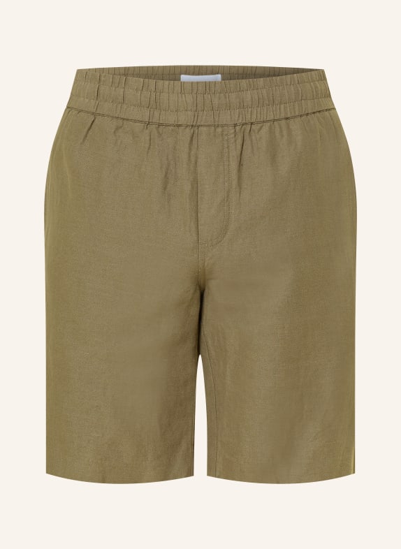 SAMSØE  SAMSØE Short SMITH avec lin KAKI