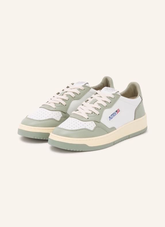 AUTRY Sneaker MEDALIST LOW OLIV / WEISS
