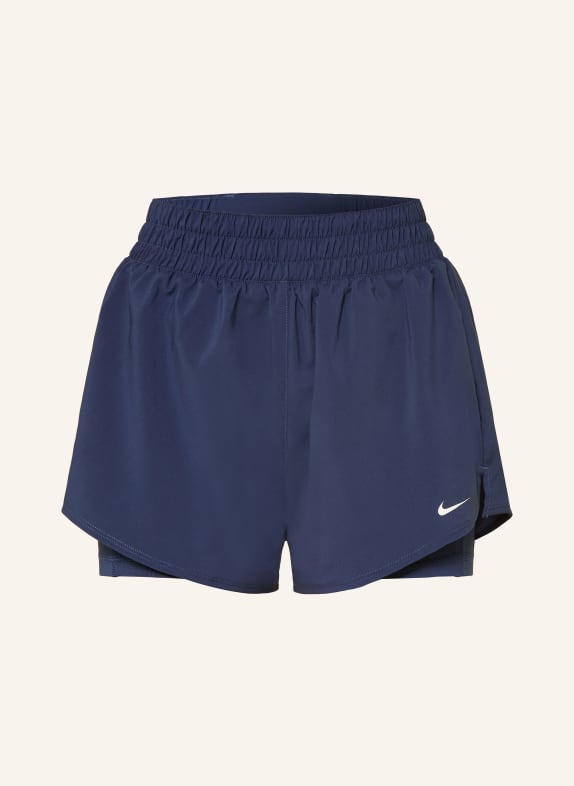 Nike 2-in-1-Trainingsshorts DRI-FIT ONE DUNKELBLAU