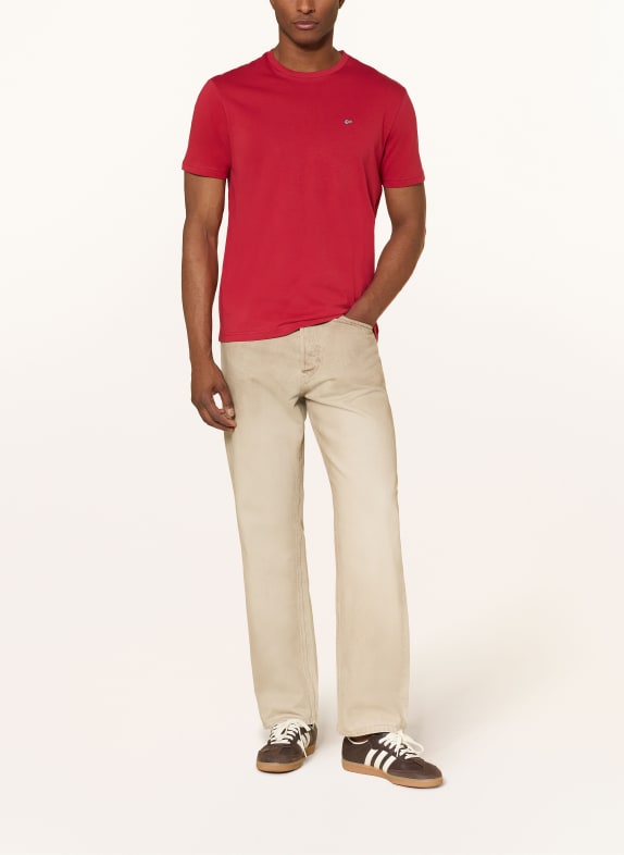 NAPAPIJRI T-shirt SALIS ROOD / WIT / ZWART