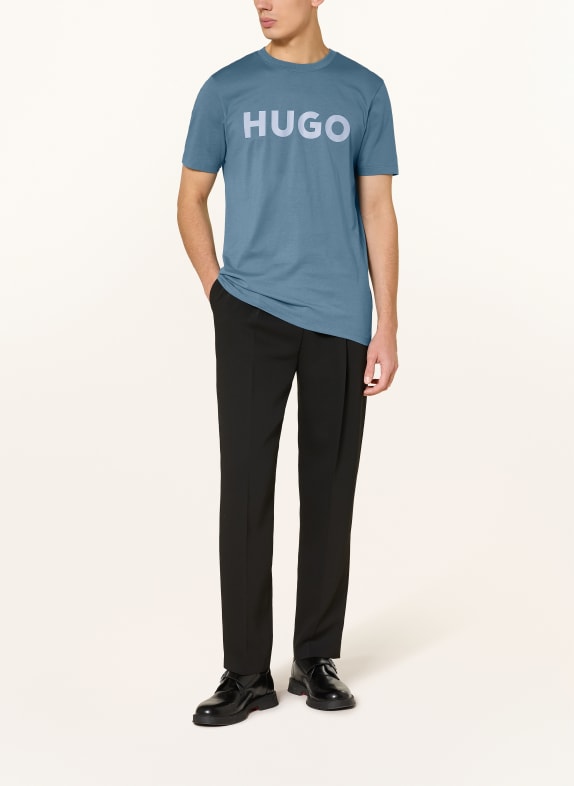 HUGO T-shirt DULIVIO BLAUW