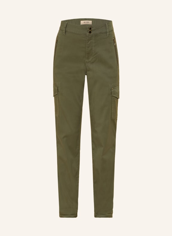 MOS MOSH Cargo kalhoty MMGILLES TMAVĚ ZELENÁ