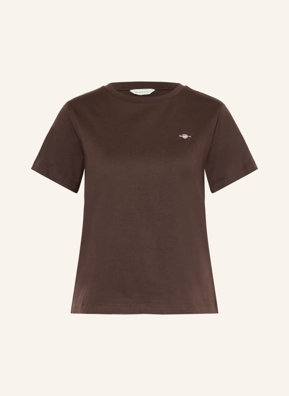 GANT T-shirt MARRON FONCÉ