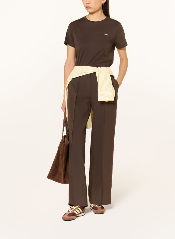 GANT T-shirt MARRON FONCÉ