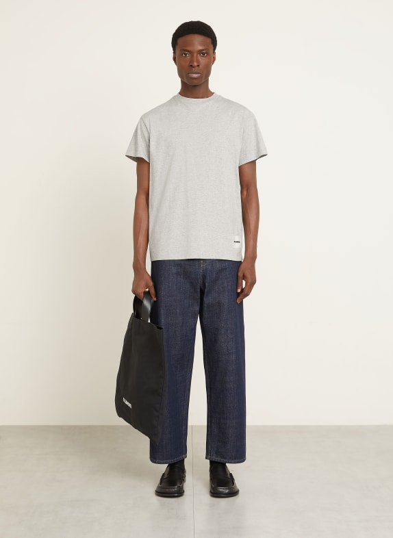 JIL SANDER 3-pak T-shirts SORT / LYSEGRÅ / HVID