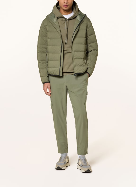 BOSS Pantaloni cargo în stil jogging URBANEX Tapered Fit OLIV