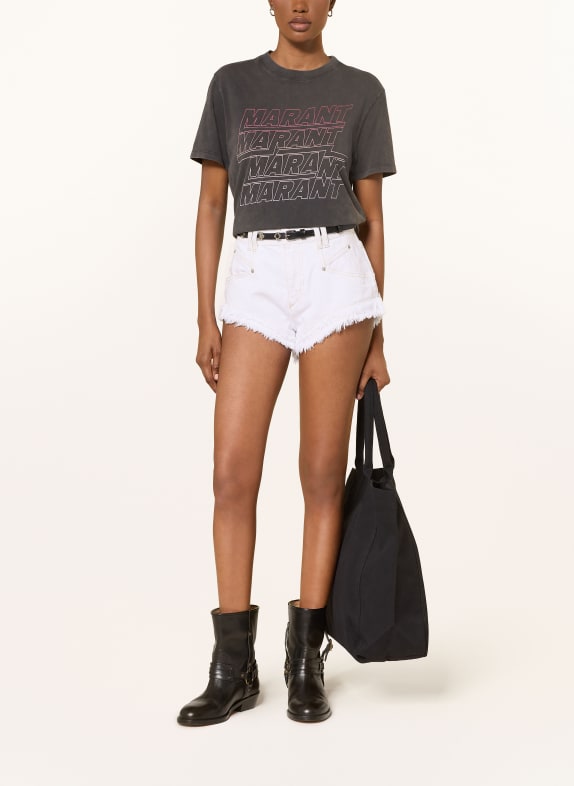 MARANT ÉTOILE T-shirt ZOELINE DONKERGRIJS