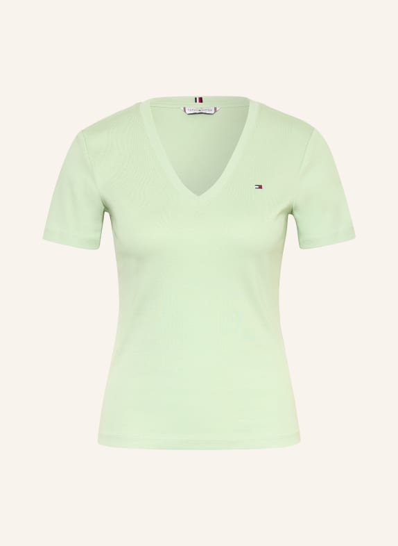 TOMMY HILFIGER T-Shirt HELLGRÜN