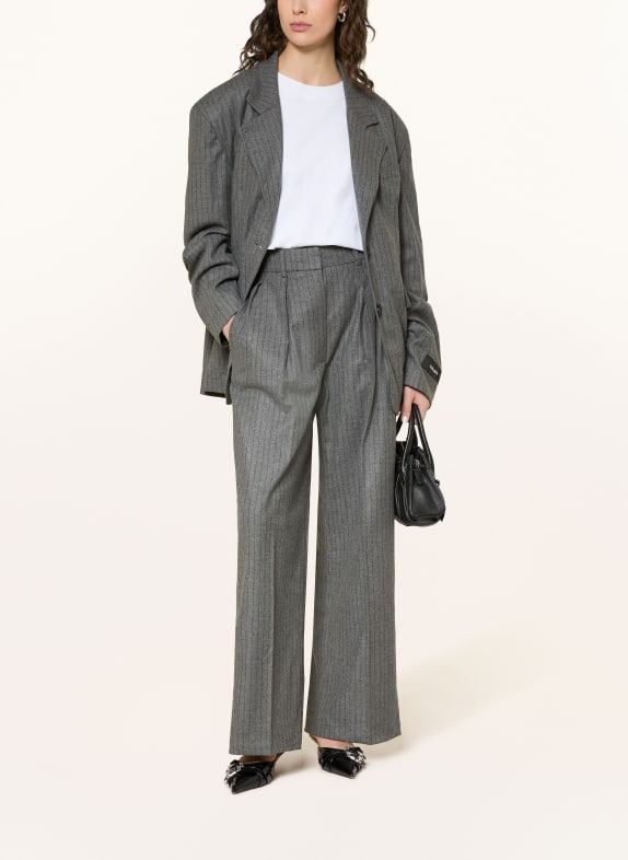 black palms Marlene broek BENJA FLARES GRIJS / DONKERGRIJS