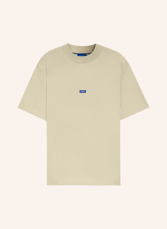 HUGO T-Shirt NIEROS HELLGRÜN / BLAU