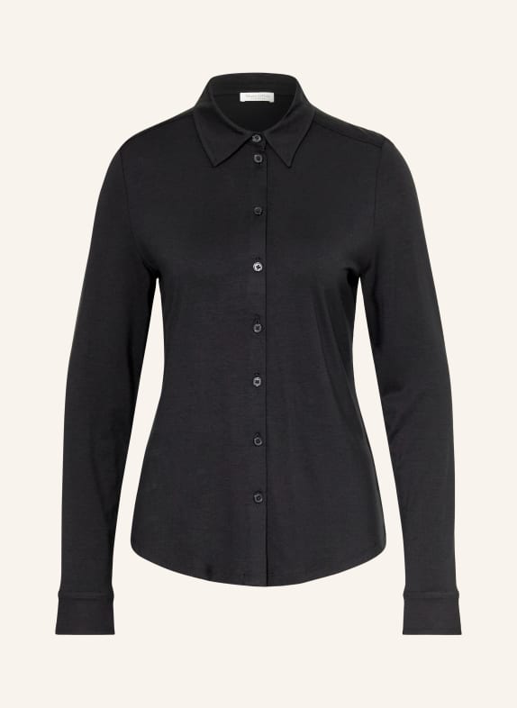 Marc O'Polo Hemdbluse aus Jersey SCHWARZ