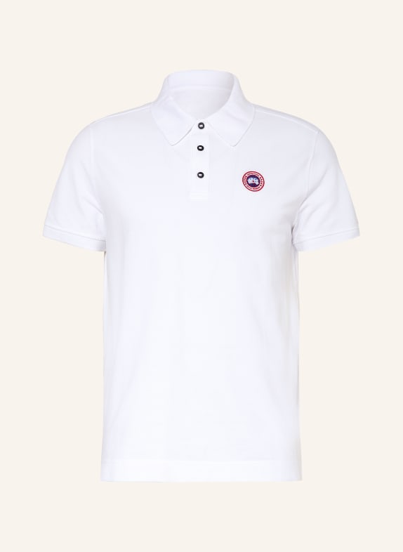 CANADA GOOSE Piqué-Poloshirt BECKLEY WEISS