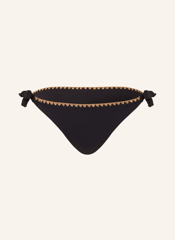 BANANA MOON Triangel-Bikini-Hose SANTAFE DIMKA SCHWARZ / CAMEL
