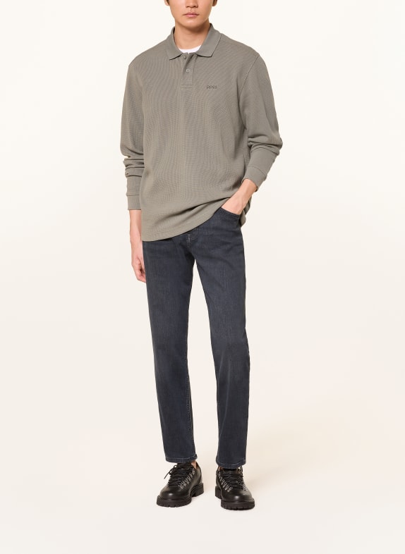 BOSS Pikétröja PETE Regular Fit KHAKI