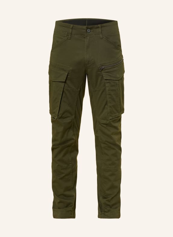 G-Star Cargo kalhoty Tapered Fit TMAVĚ ZELENÁ