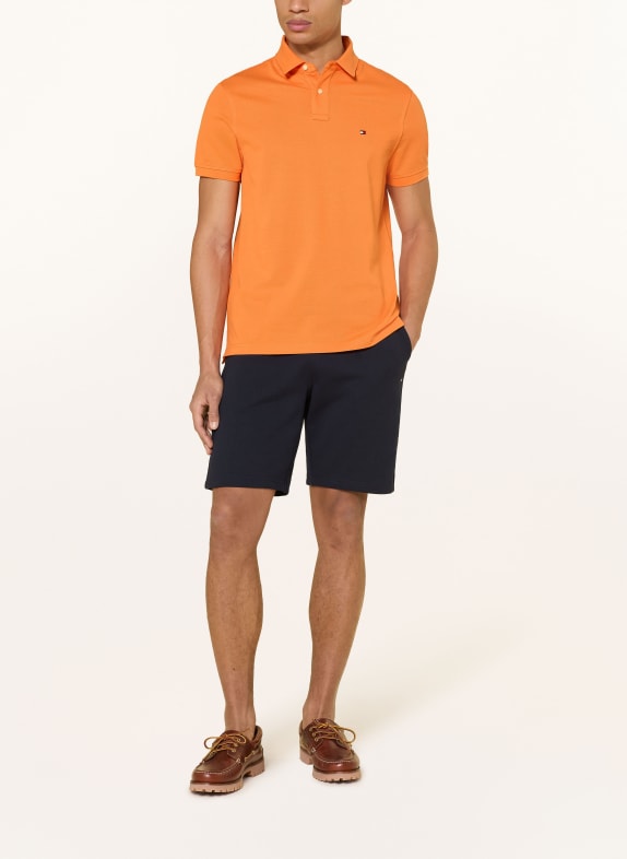 TOMMY HILFIGER Koszulka polo z piki regular fit POMARAŃCZOWY