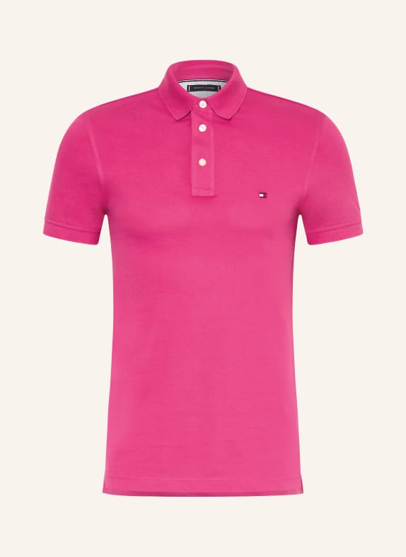 TOMMY HILFIGER Piqué-Poloshirt Slim Fit PINK