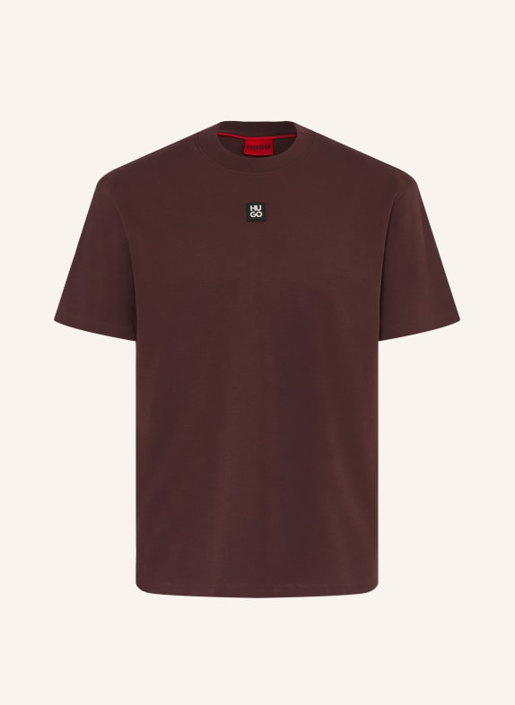 HUGO T-Shirt DALILE DUNKELROT