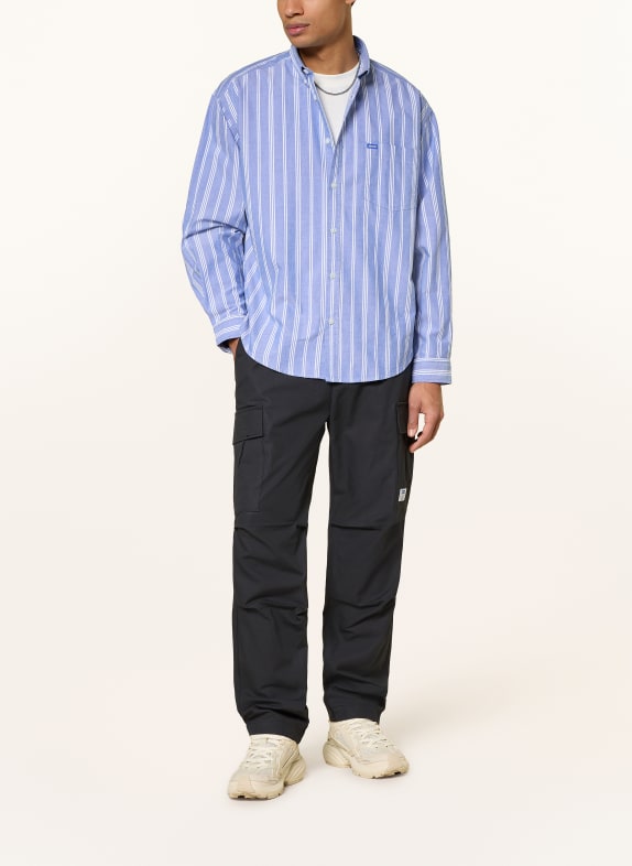 HUGO Overhemd EBILL Comfort Fit LICHTBLAUW / WIT