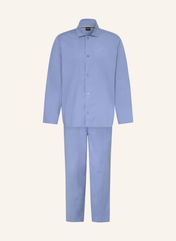 BOSS Schlafanzug CHRIS mit Geschenkbox HELLBLAU