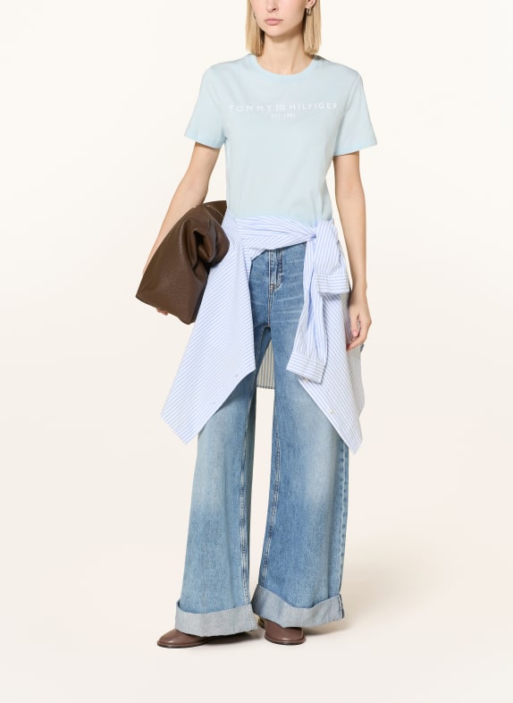 TOMMY HILFIGER T-shirt LICHTBLAUW