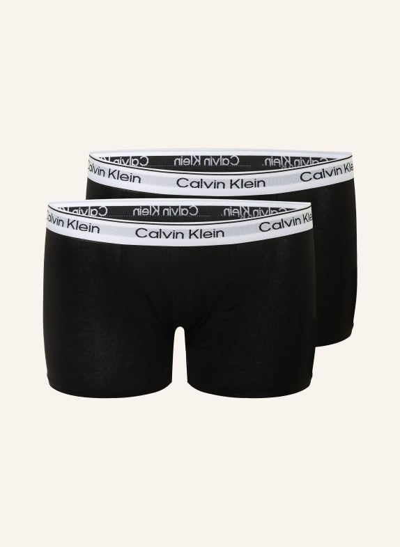 Calvin Klein 2er-Pack Boxershorts ICON COTTON STRETCH SCHWARZ / WEISS