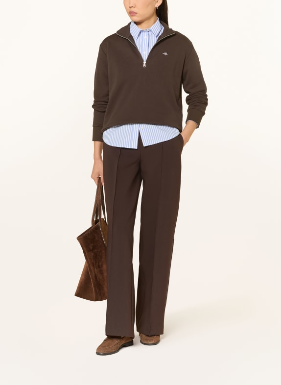 GANT Sweater SHIELD MARRON FONCÉ