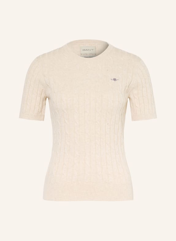 GANT Knit shirt BEIGE