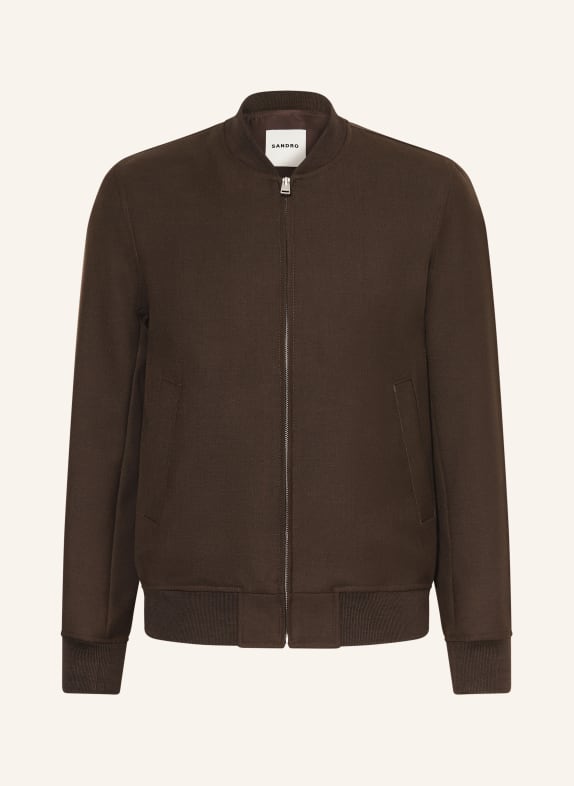 SANDRO Blouson DUNKELBRAUN