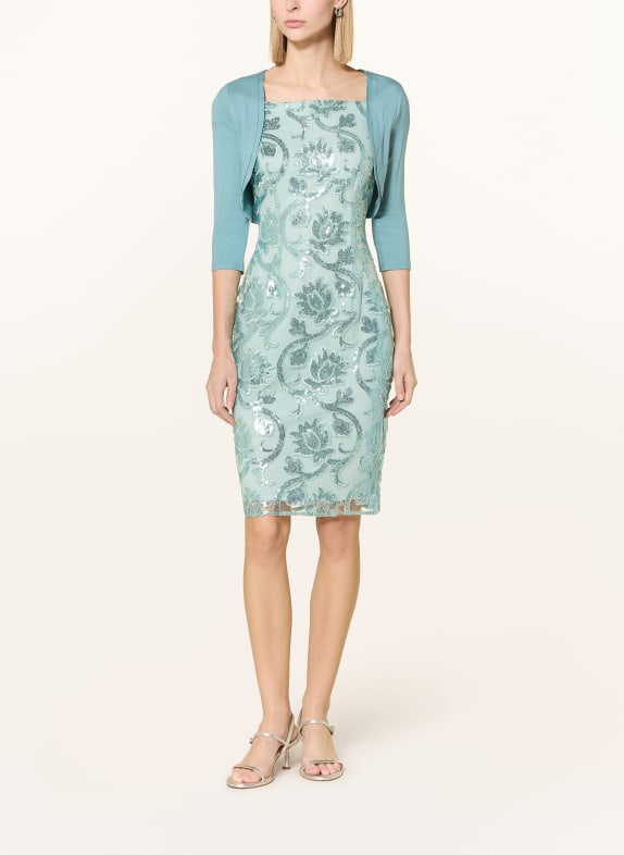 Suddenly Princess Bolero met 3/4-mouwen TURQUOISE