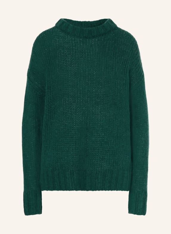 HUGO Pullover SLOOSSY DUNKELGRÜN