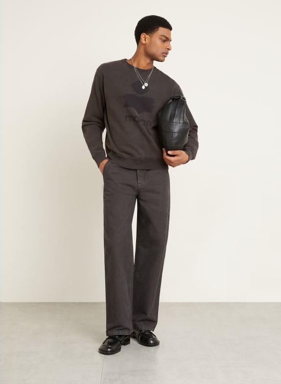 ISABEL MARANT Sweatshirt MIKOY DONKERGRIJS