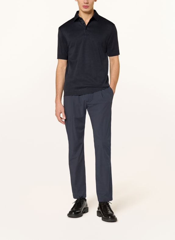 HERNO Tricou polo din jersey ALBASTRU ÎNCHIS