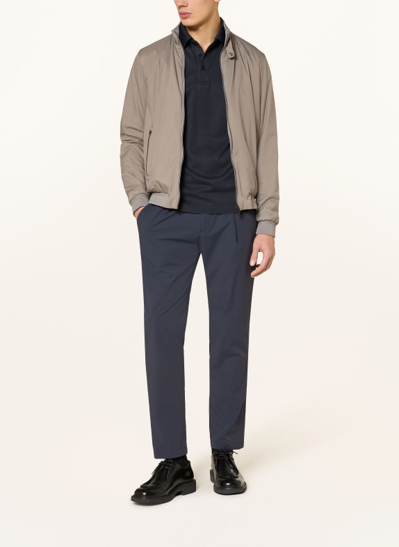 HERNO Chino Regular Fit MØRKEBLÅ