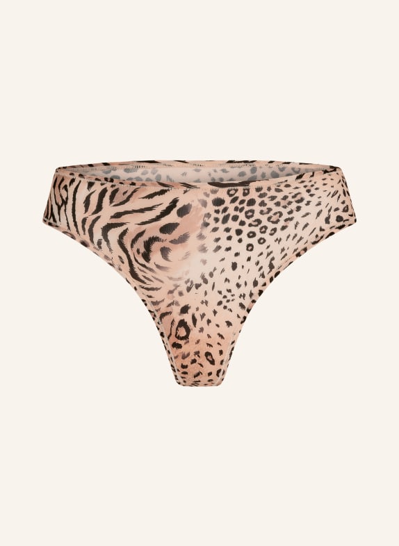 SKIMS Thong FITS EVERYBODY SAND MULTI ANIMAL