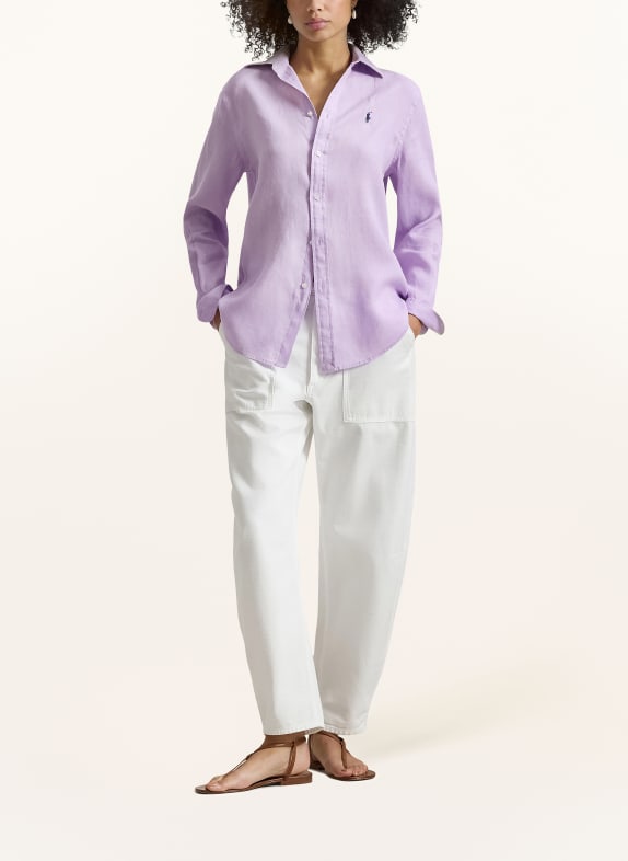 POLO RALPH LAUREN Linnen overhemdblouse LICHTPAARS