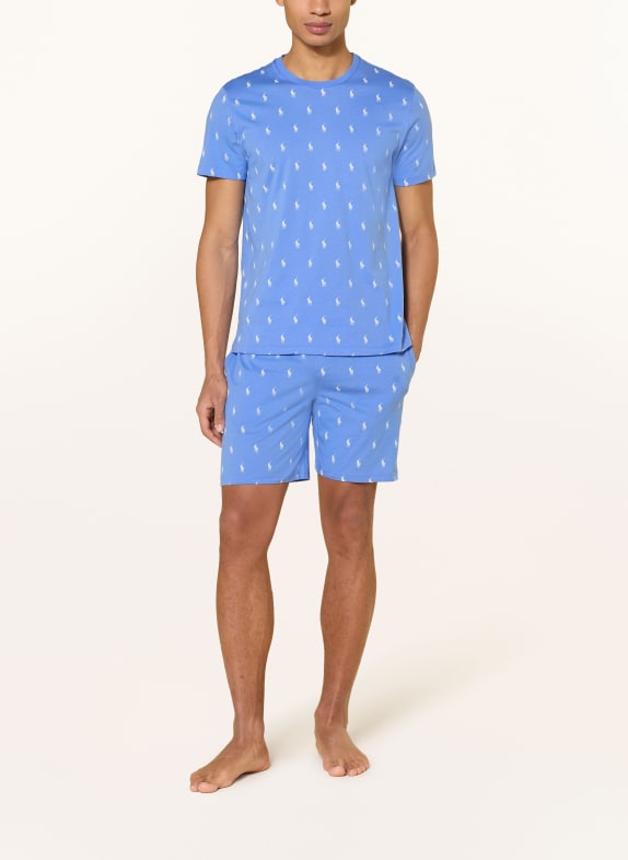 POLO RALPH LAUREN Loungeshirt BLAUW / WIT