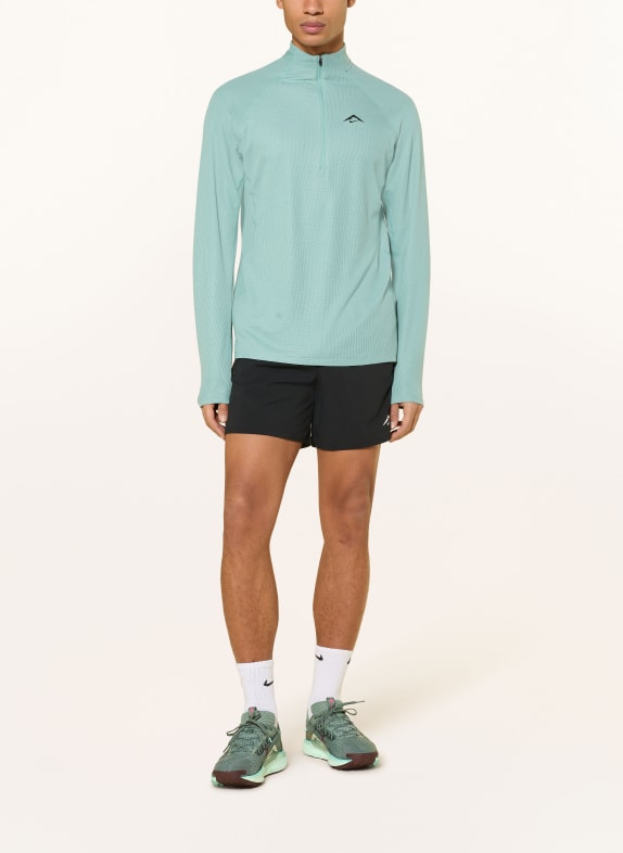 Nike Piqué hardloopshirt TRAIL MINT