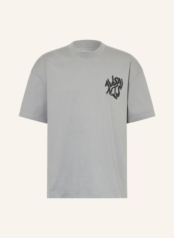 ALLSAINTS T-Shirt ORLANDO TAUPE / SCHWARZ